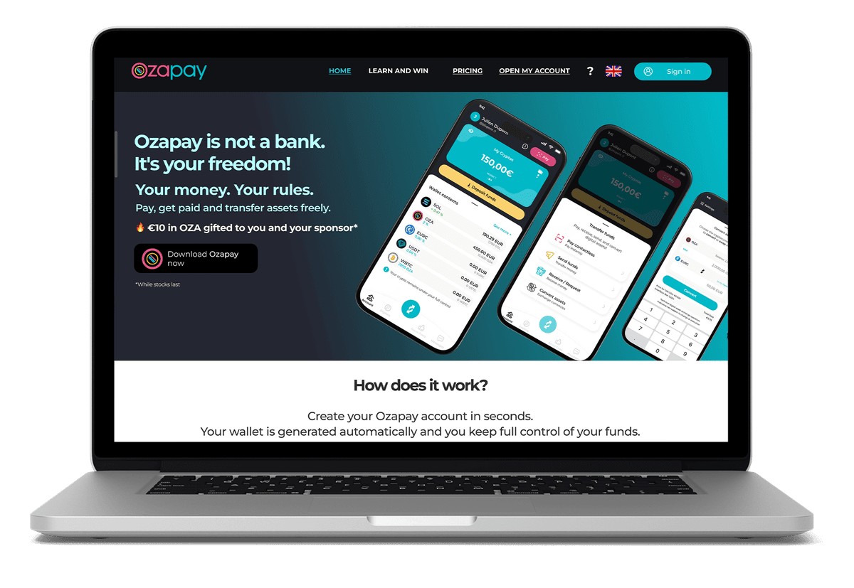 Ozapay desktop app